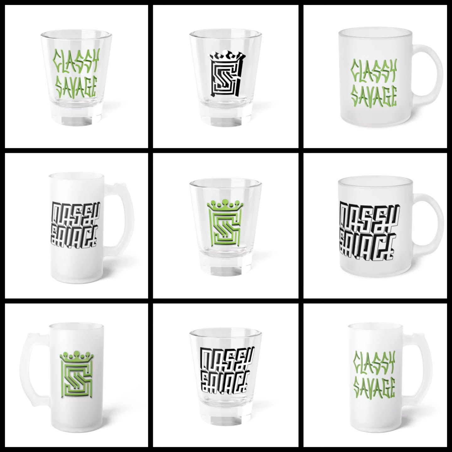 Thirsty? Drink in #Style Get Sum Glasswarez; Classy Glassy #Merch #Shop @ClassySavage.Art ๐ฅ๐ฅ๐ท๐บ๐๐